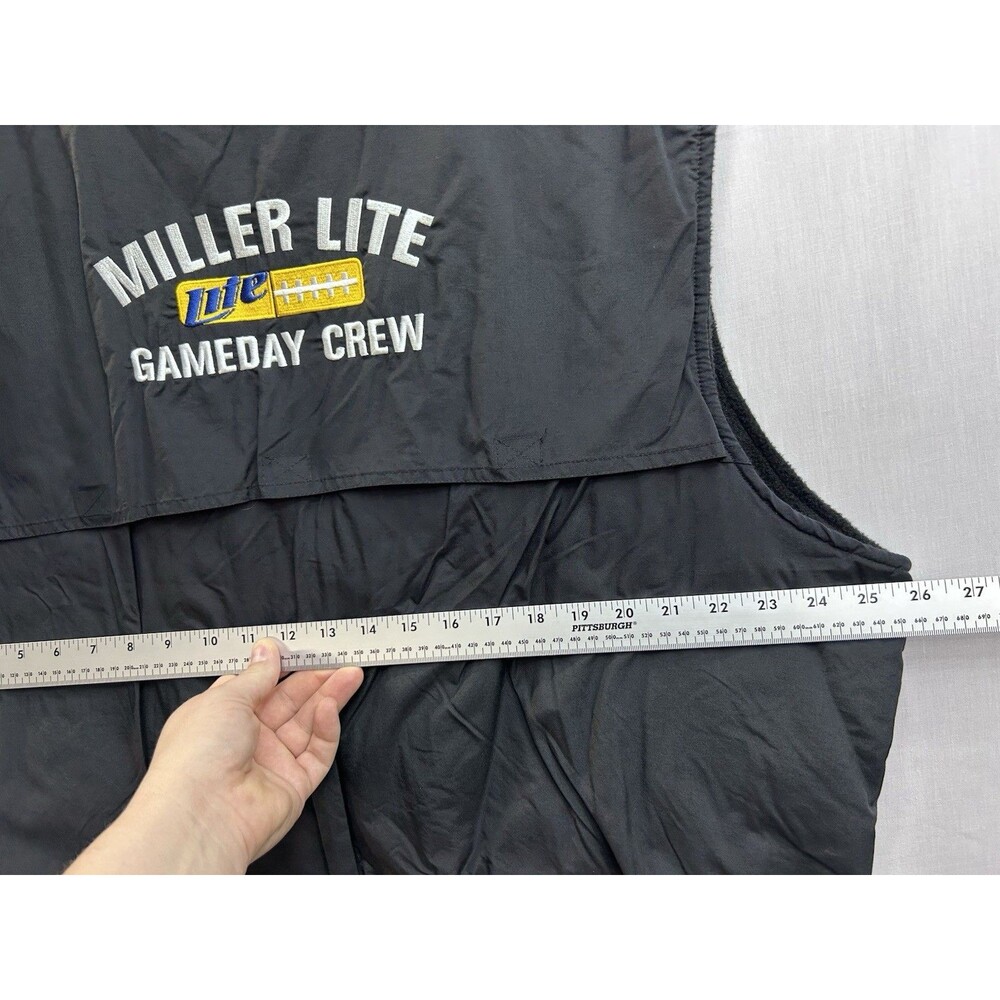 NOS Miller Lite Game Day Crew Vest Dunbrooke NWT Men’s XL Full Zip - Picture 5 of 10